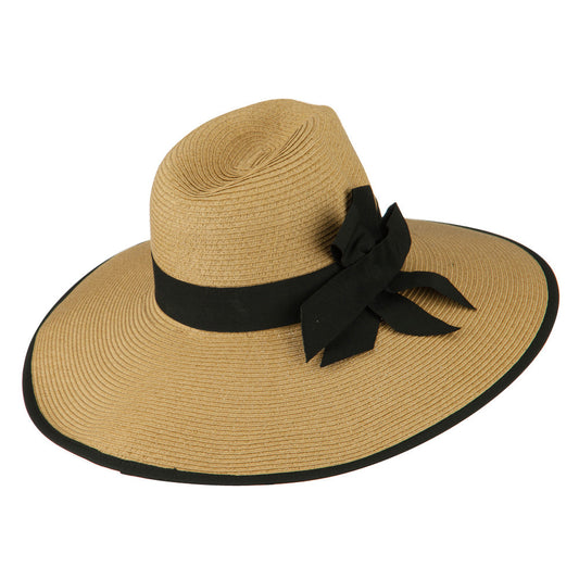 UPF 50+ Fedora Crown Paper Braid Hat