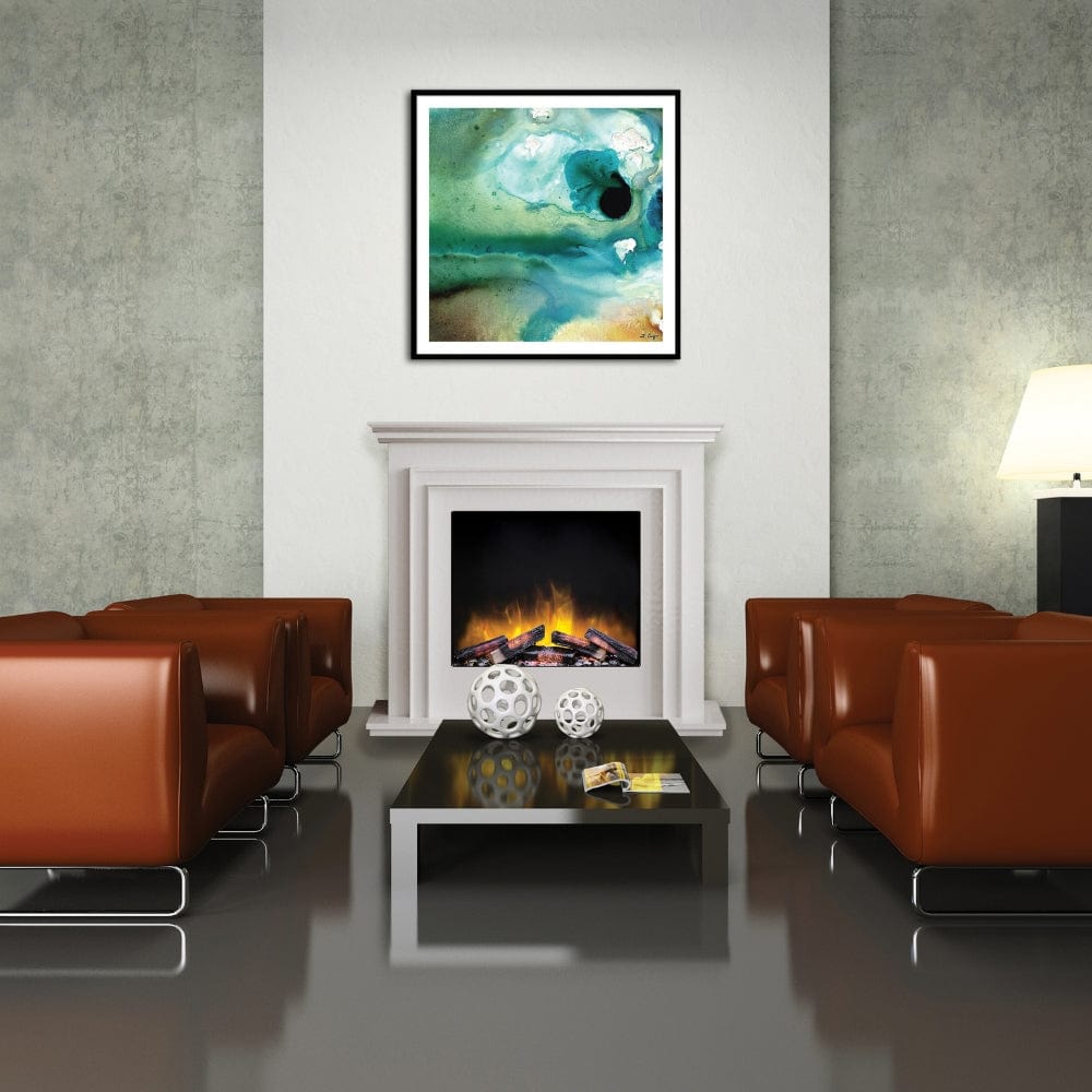 Flamerite Capella Suite 45-Inch Free Standing Electric Fireplace (FLR-FP-SUITE-CAPELLA-WHITE)