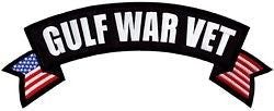 Gulf War Veteran Rocker Back Patch
