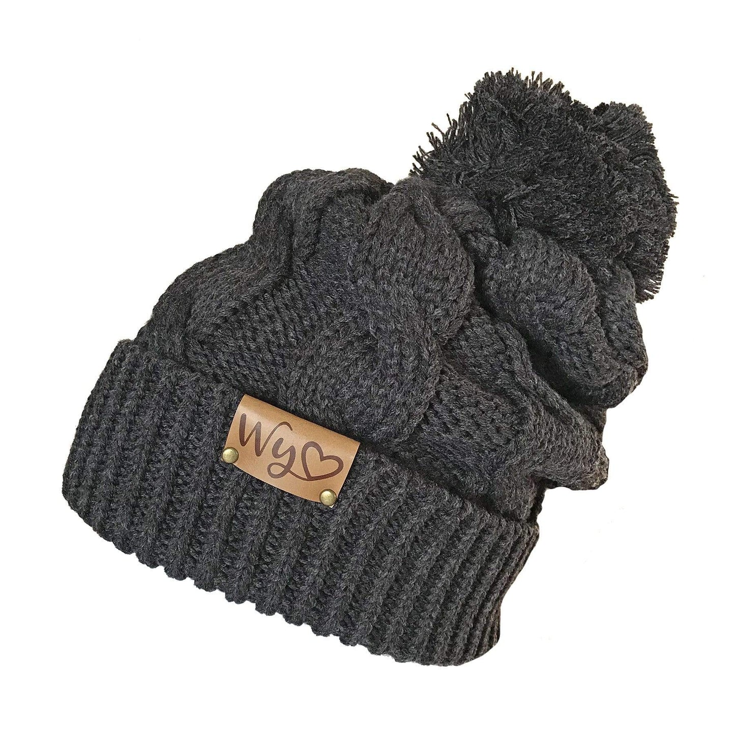 Wyo Love Cable Knit Beanie