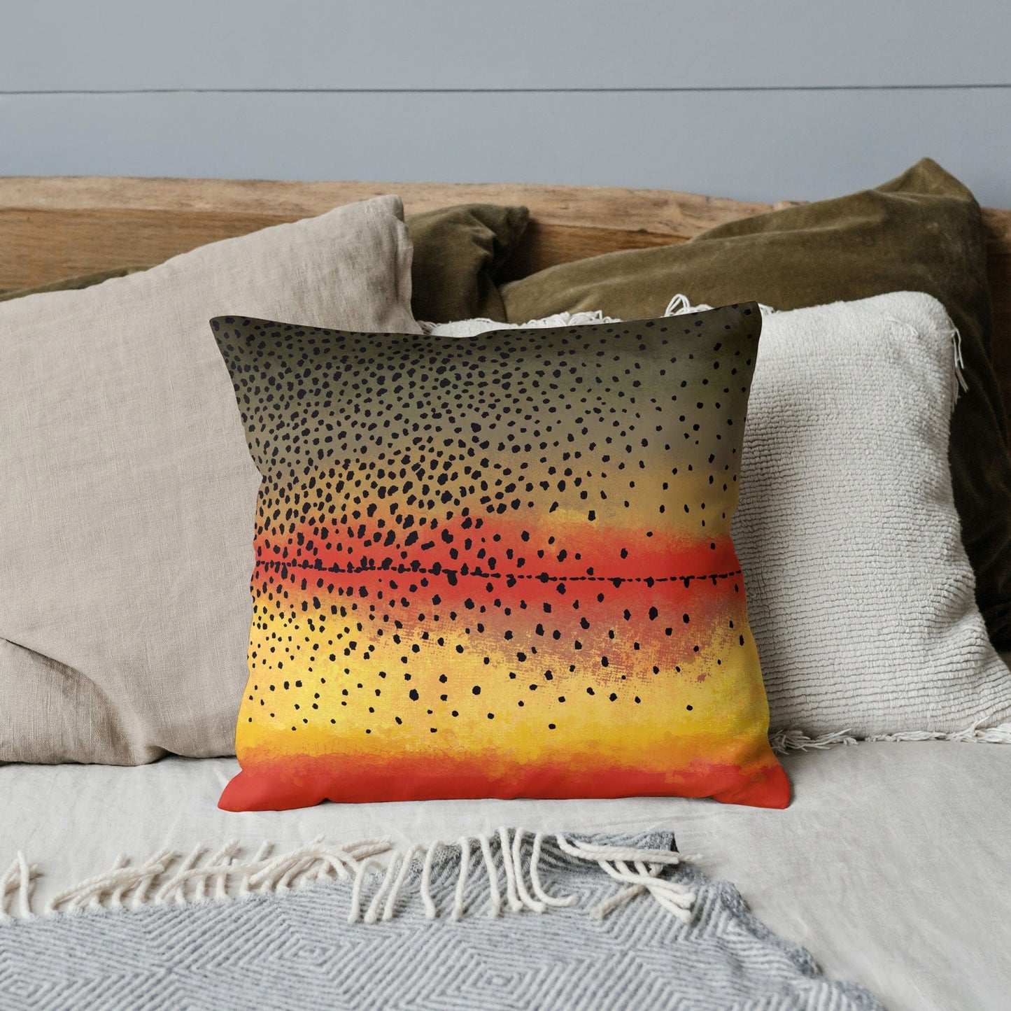 Cutthroat Trout Pillow