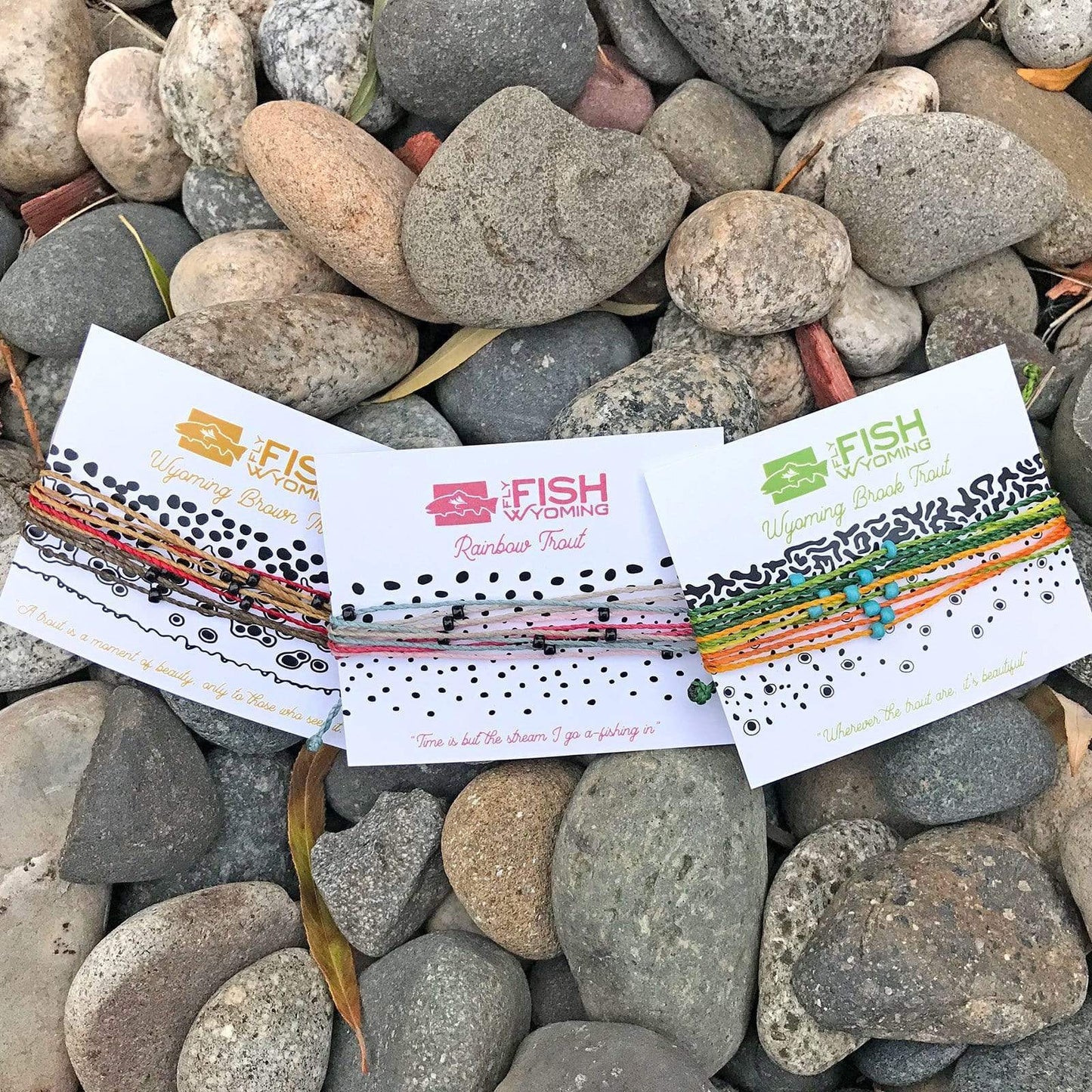 Wyoming Golden Trout Pattern Bracelet