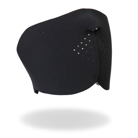 Hot Leathers FMB1001 Black Neoprene 1/2 Face Mask