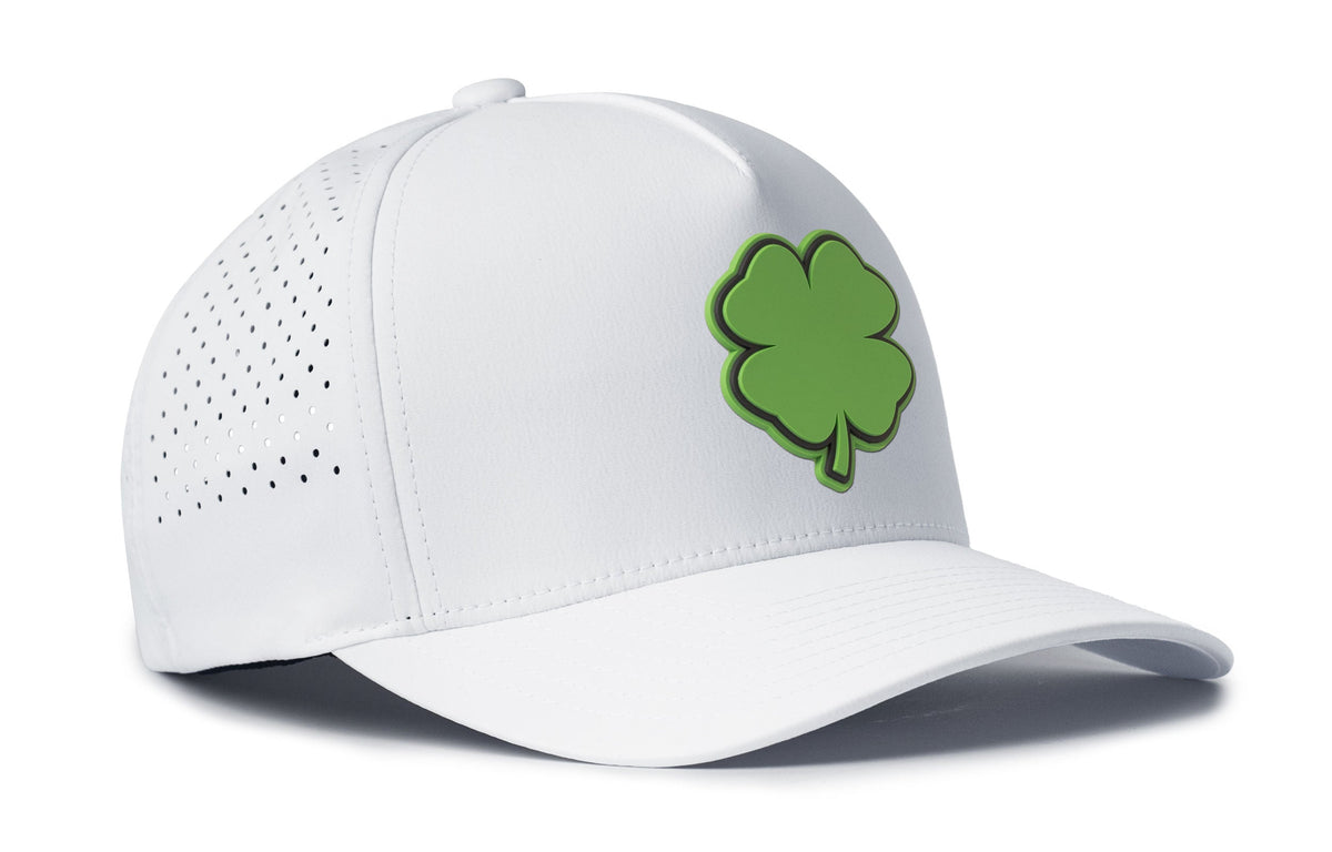 Four Leaf Clover Performance 5-Panel Hat | St. Patrick's Day Flexfit Snapback