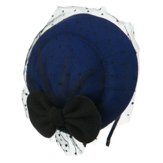 Felt Round Crown Fascinator Headband