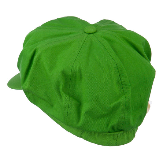 Flower Ribbon Trim Newsboy Cap