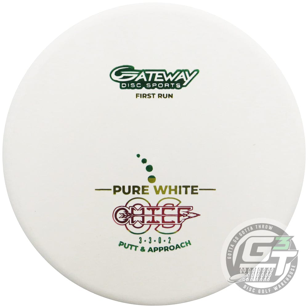 Gateway Pure White Chief OS Putter Golf Disc