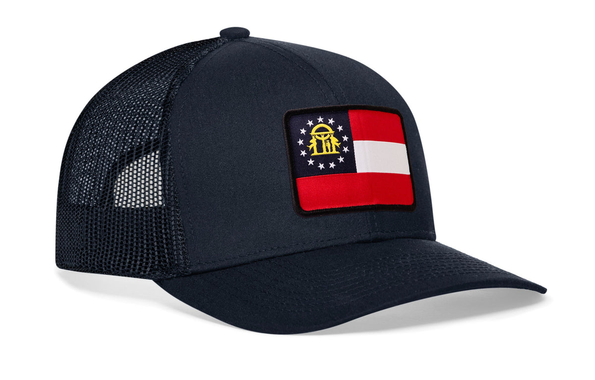 Georgia Flag Trucker Hat | GA Snapback