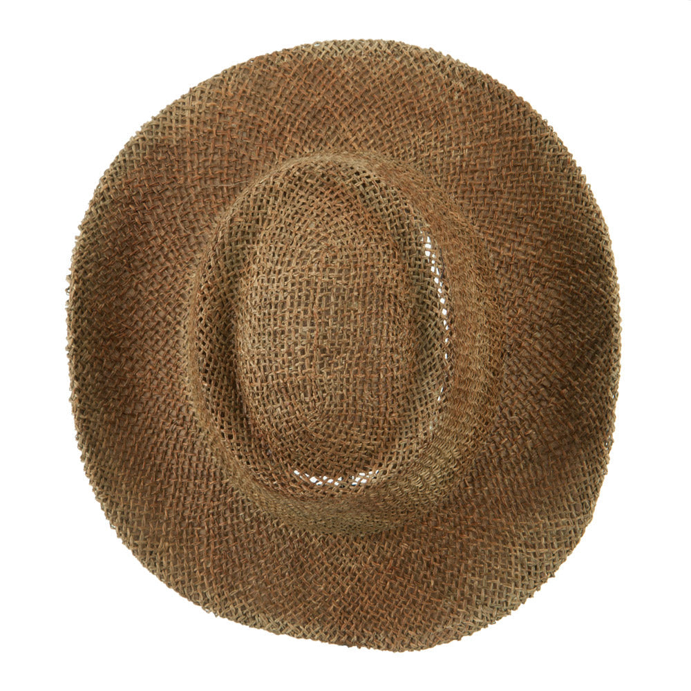 Sea Grass Straw Gambler Hat