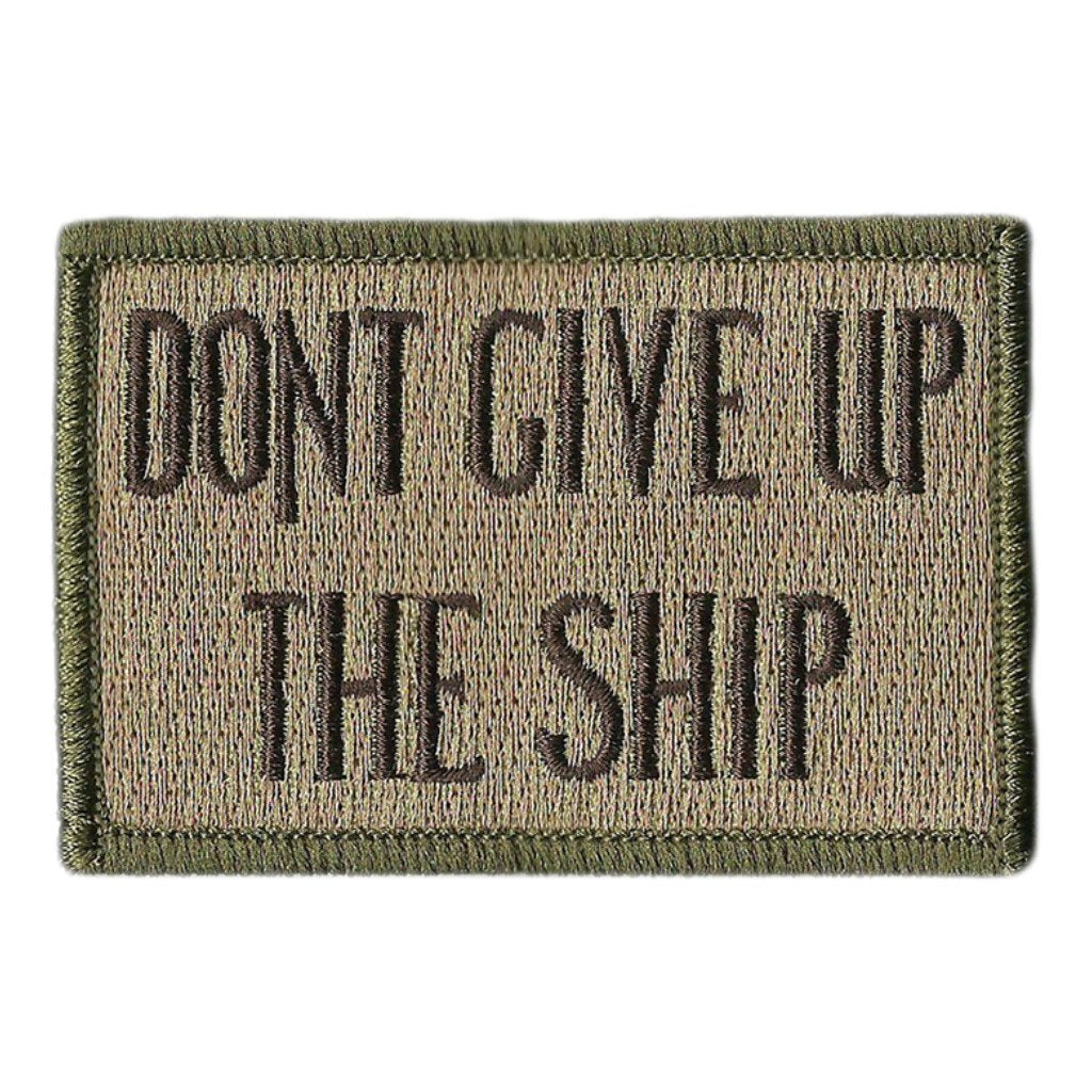 2" x 3" Dont Give Up The Ship Tactical Patch