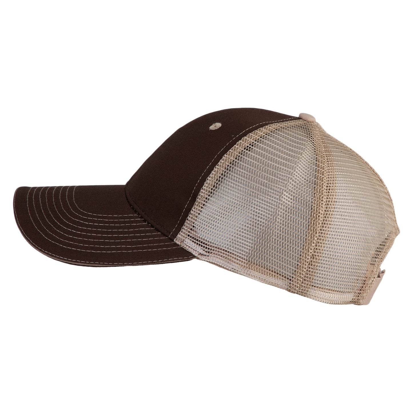 Big Size Garment Washed Cotton Twill Mesh Cap