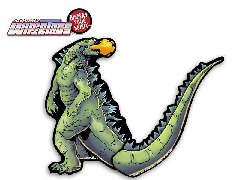 Kaiju Godzilla Monster Waving Tail WiperTags