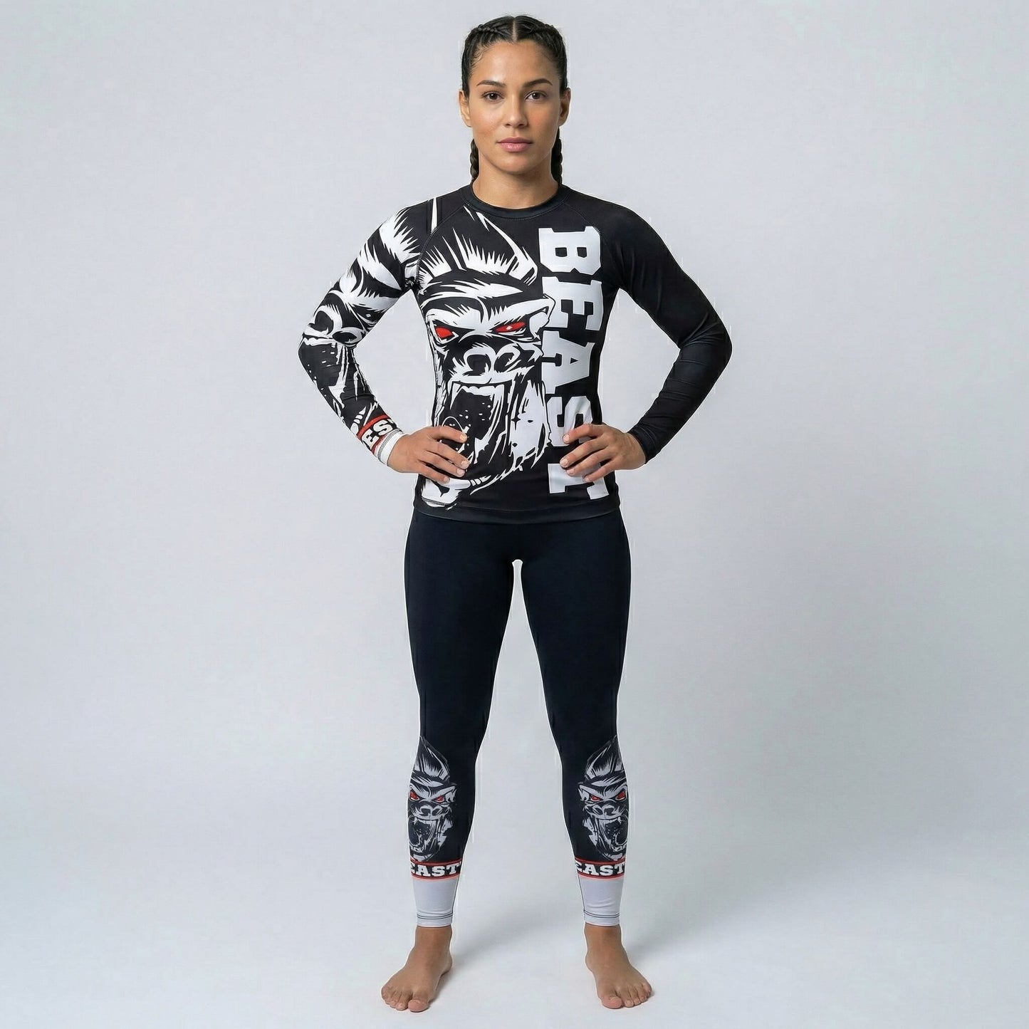 GORILLA BEAST WOMEN RASH GUARD