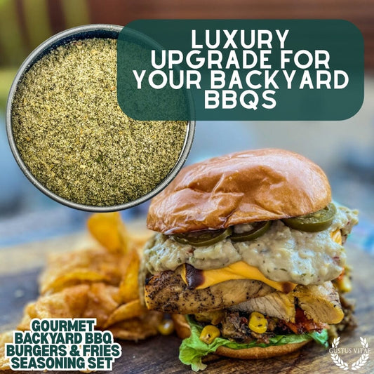 Gourmet Backyard BBQ Burgers & Fries Seasoning Set - Six Pack