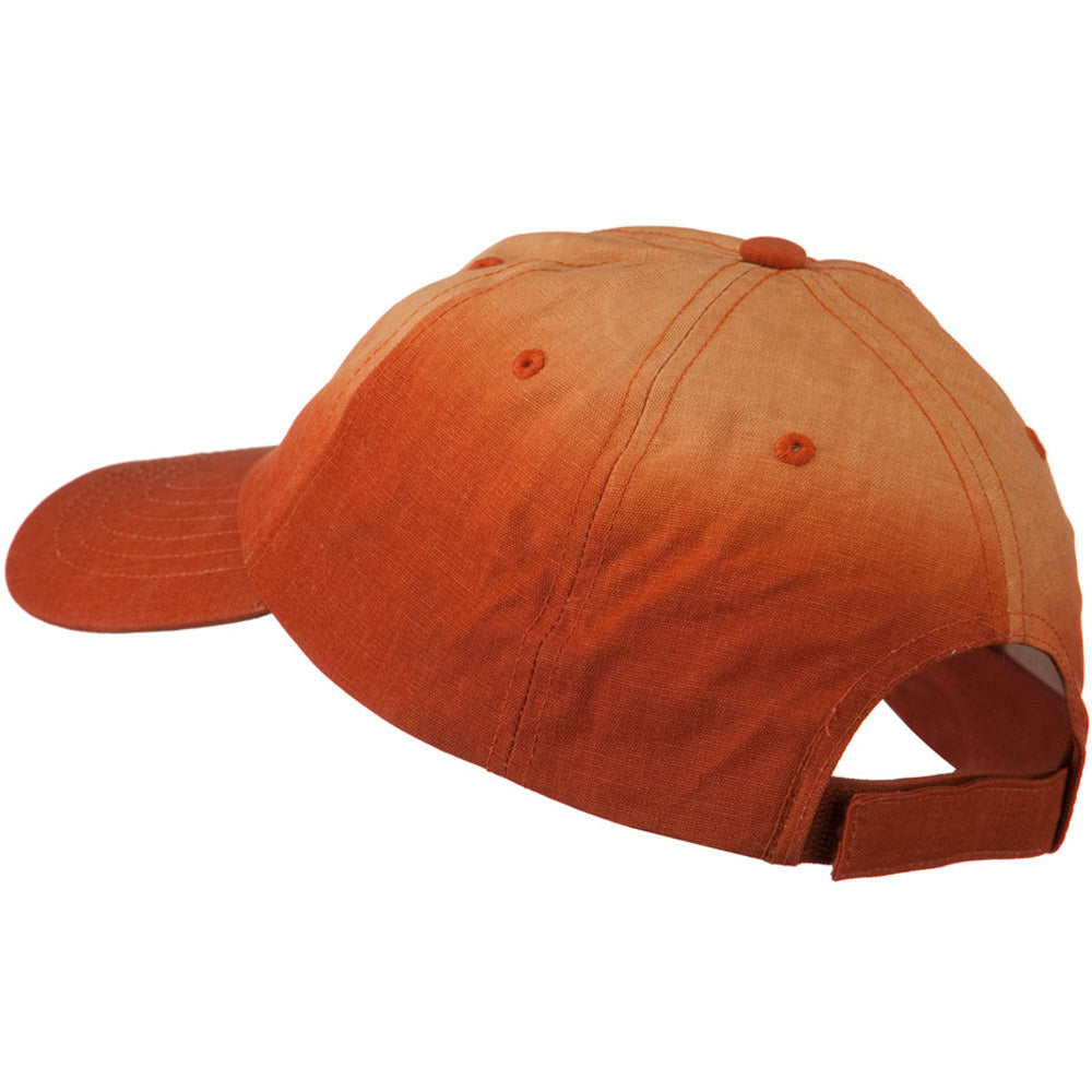 Low Profile Gradient Print Canvas Cap