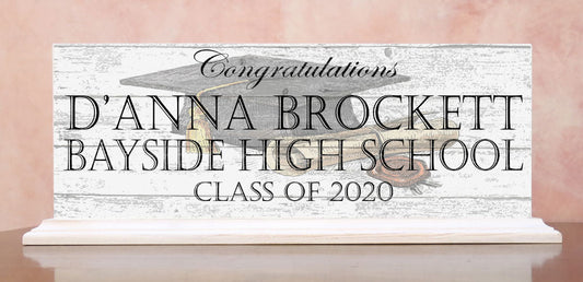 Graduation Gift Plaque Personalized High School, College Or University