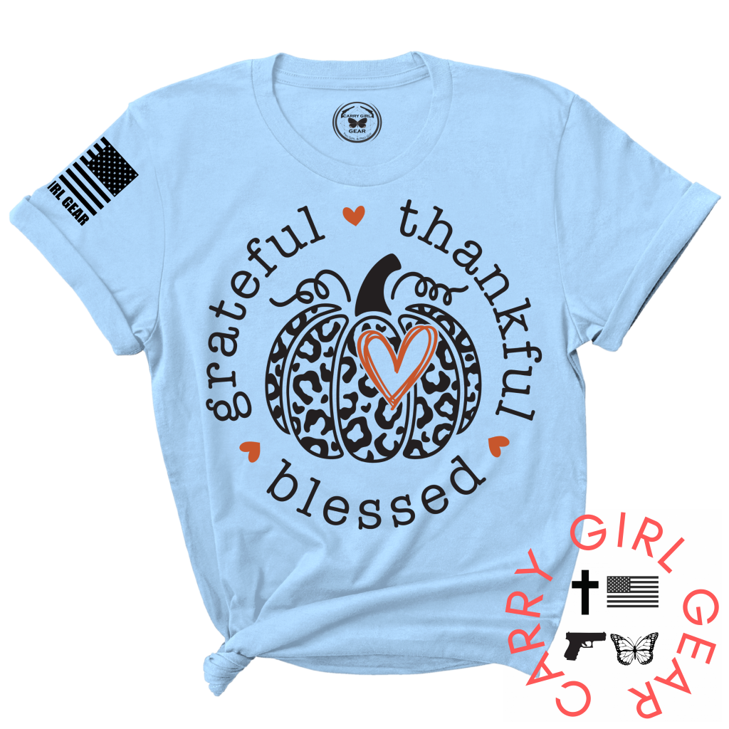 GRATEFUL THANKFUL BLESSED TEE