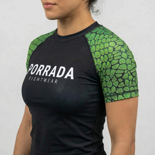 CROCO WOMEN SHORT SLEEVE RASH GUARD
