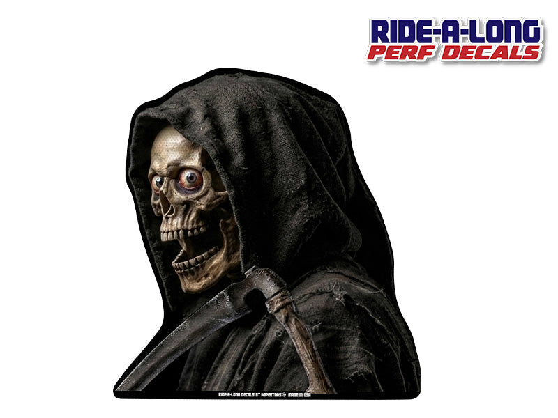 *NEW* Riding with Death *RIDE A LONG* Perforated Decal