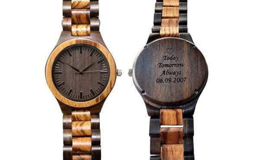 Groomsmen Set Of 11 Wooden Watches - Grandiose