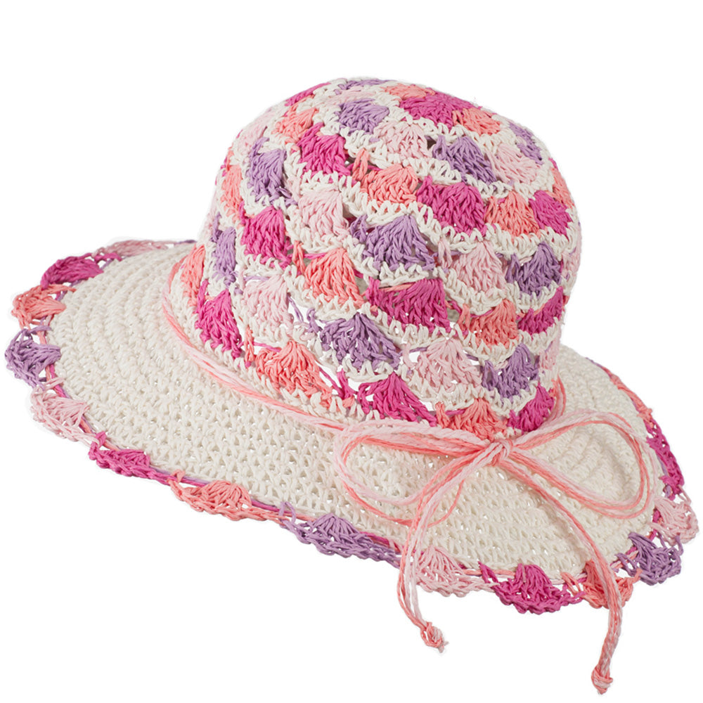 Girl's Scallop Designed Hat
