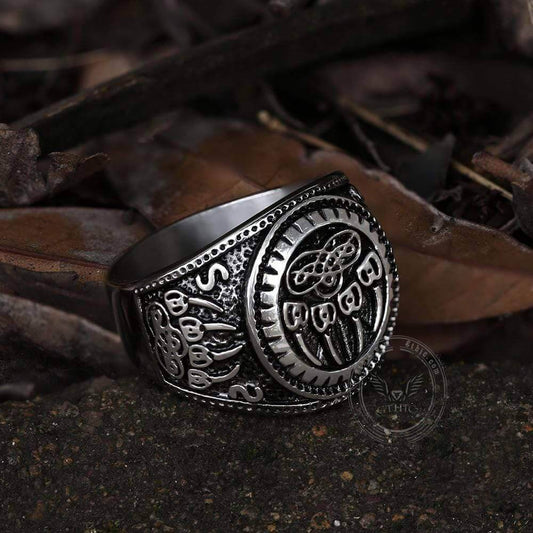 Bear Claw Stainless Steel Viking Ring