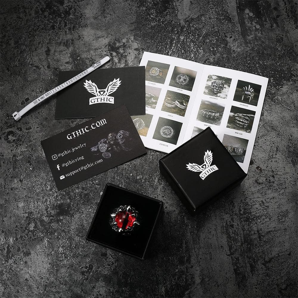 Eye Of Sauron Stainless Steel Ring