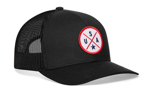 USA Trucker Hat | Black America Snapback