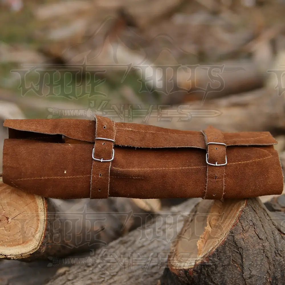 Handmade Damascus Chef Knife Set, 6 Pieces Damascus Steel Chef Knife Set, Kitchen Knife Set with Leather Cover