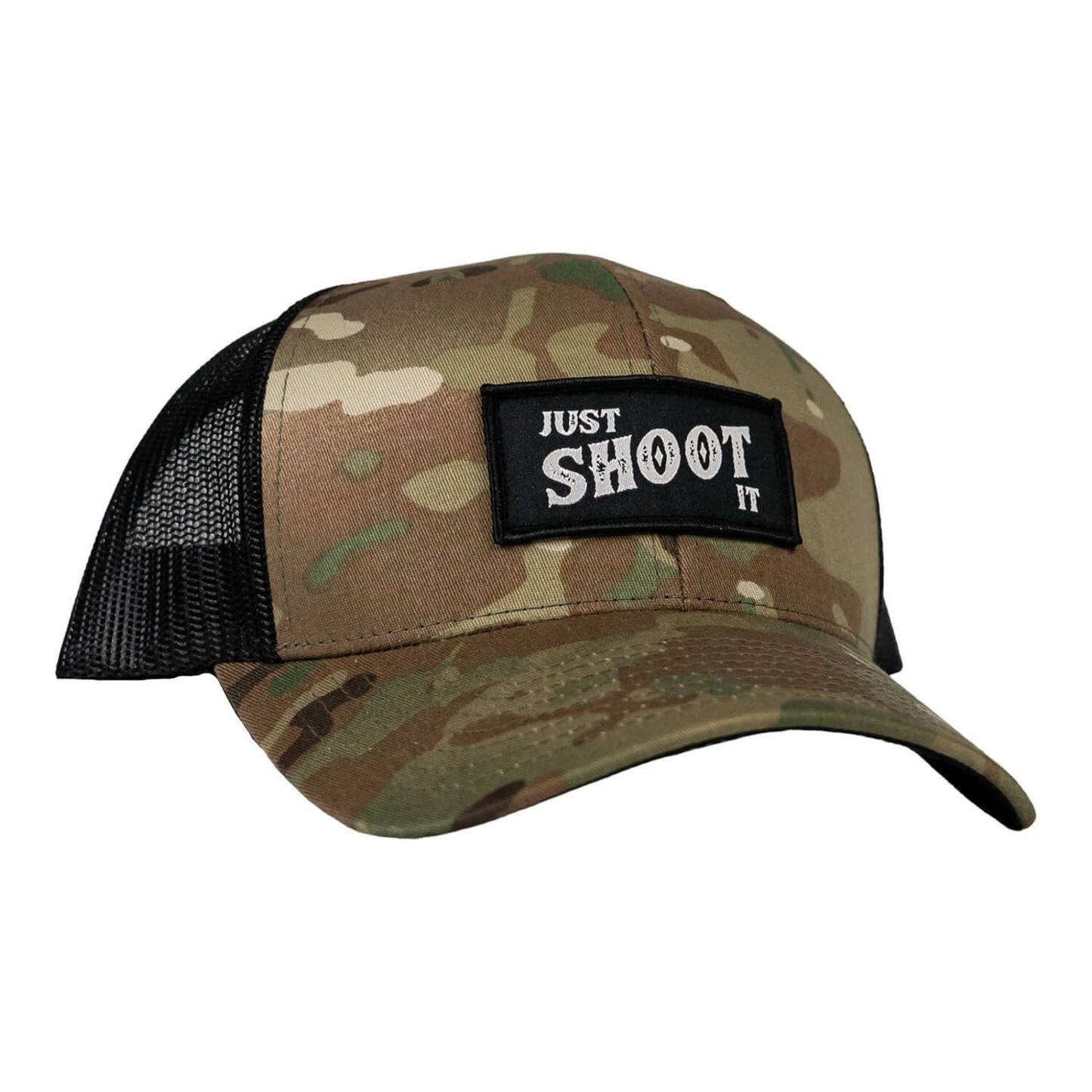 Just Shoot It Patch Snapback Hat