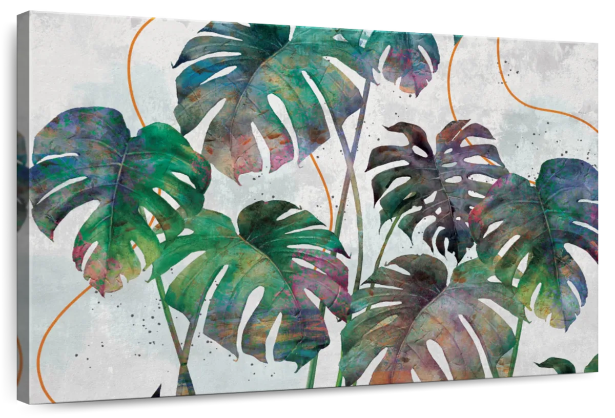 Monstera Leaves Wall Art
