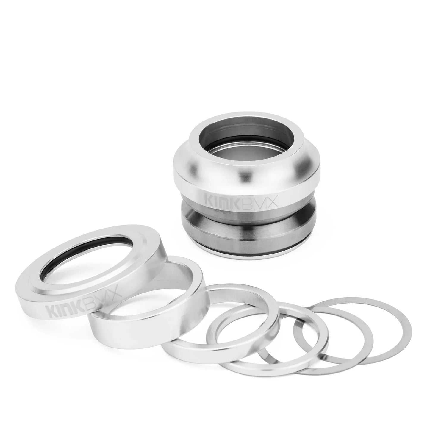 Kink BMX Cascade Headset - Polished Silver