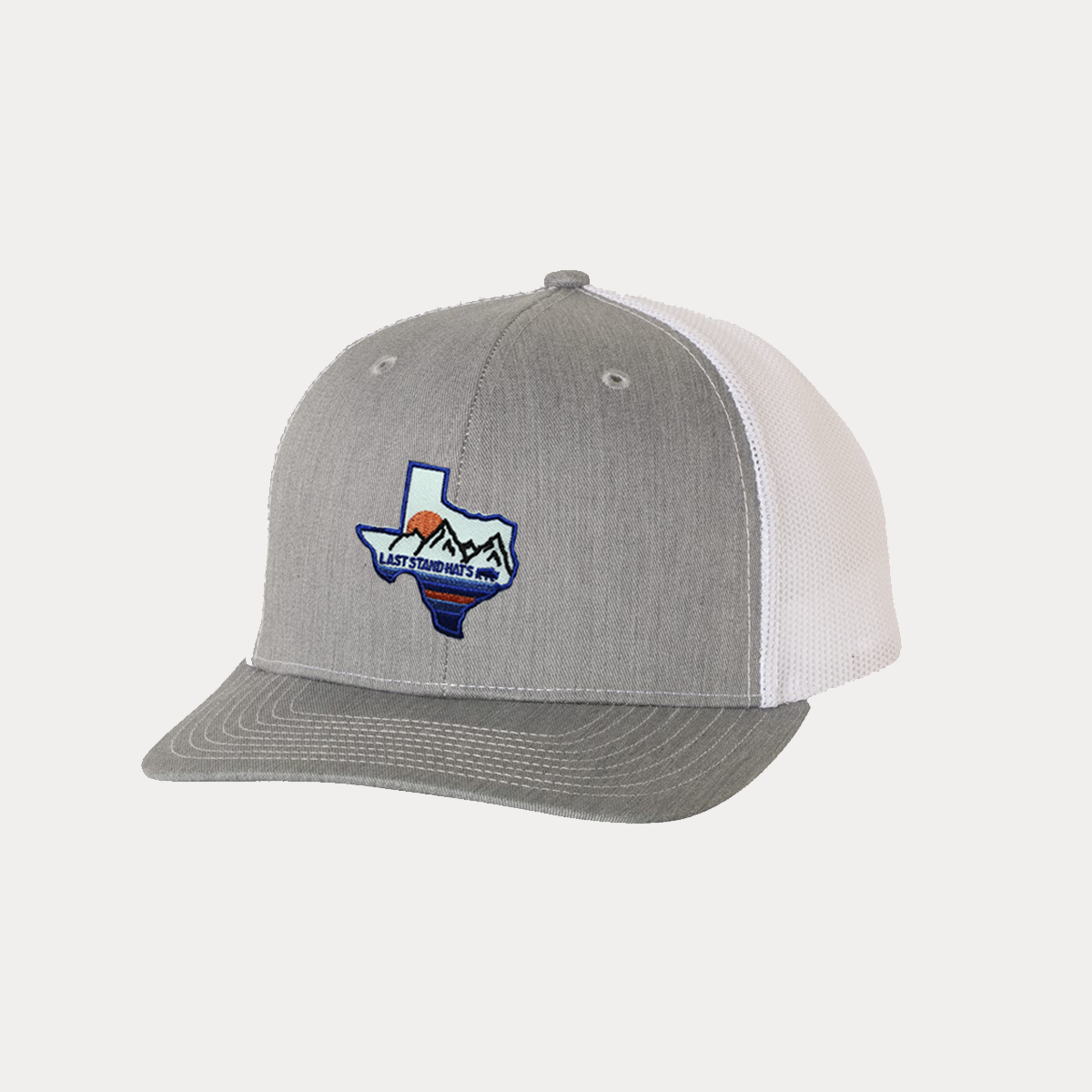 Last Stand Texas Mountains Blue / Curved Bill Trucker - 061