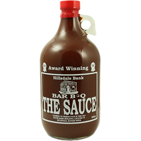 Hillsdale Bank Bar-B-Q The Sauce Hot | Half Gallon