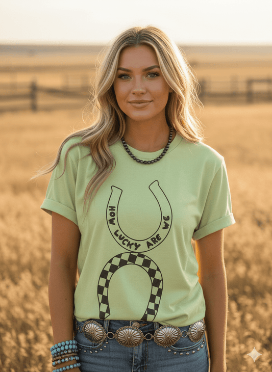 How Lucky Are We Graphic Tee