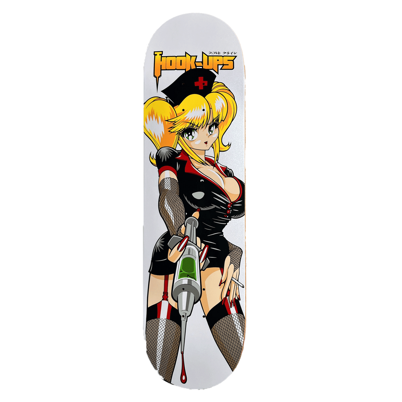 Hook-Ups Nurse Natsuki Skateboard Deck - 8.5″