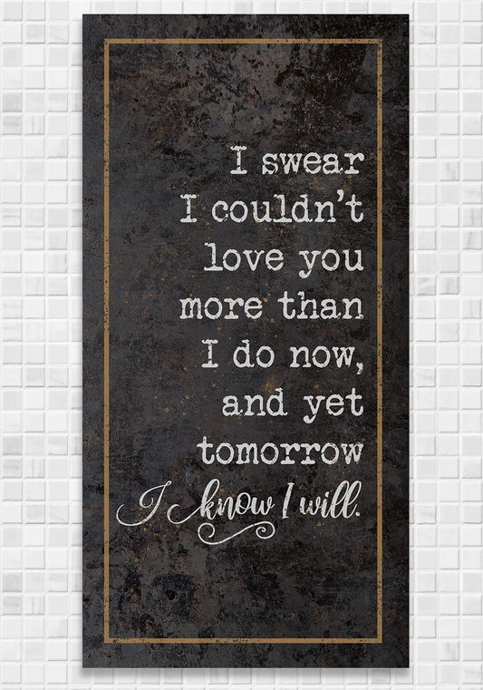 I Swear - Canvas