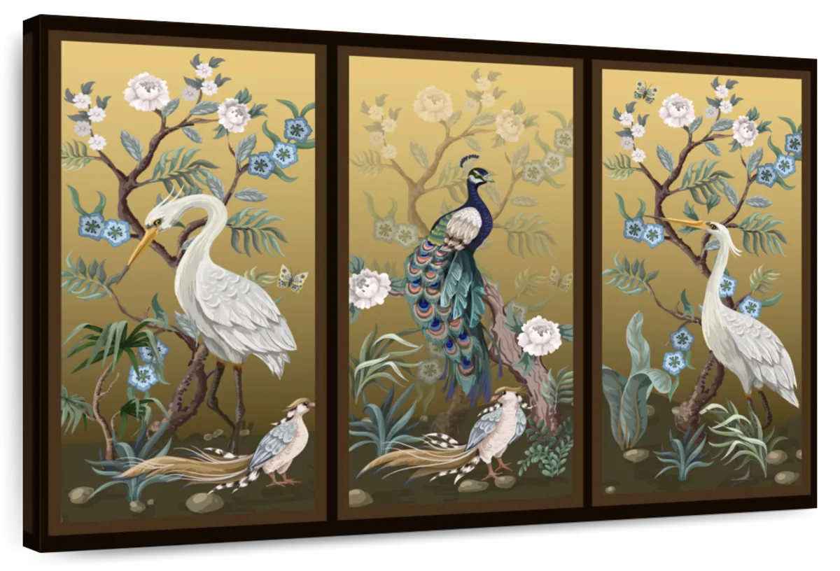 Elegant Birds Wall Art