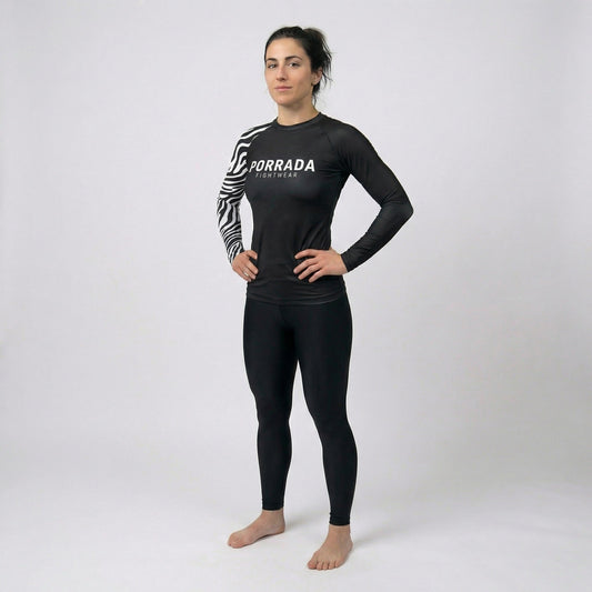 IBJJF WHITE RANKED WOMEN RASH GUARD
