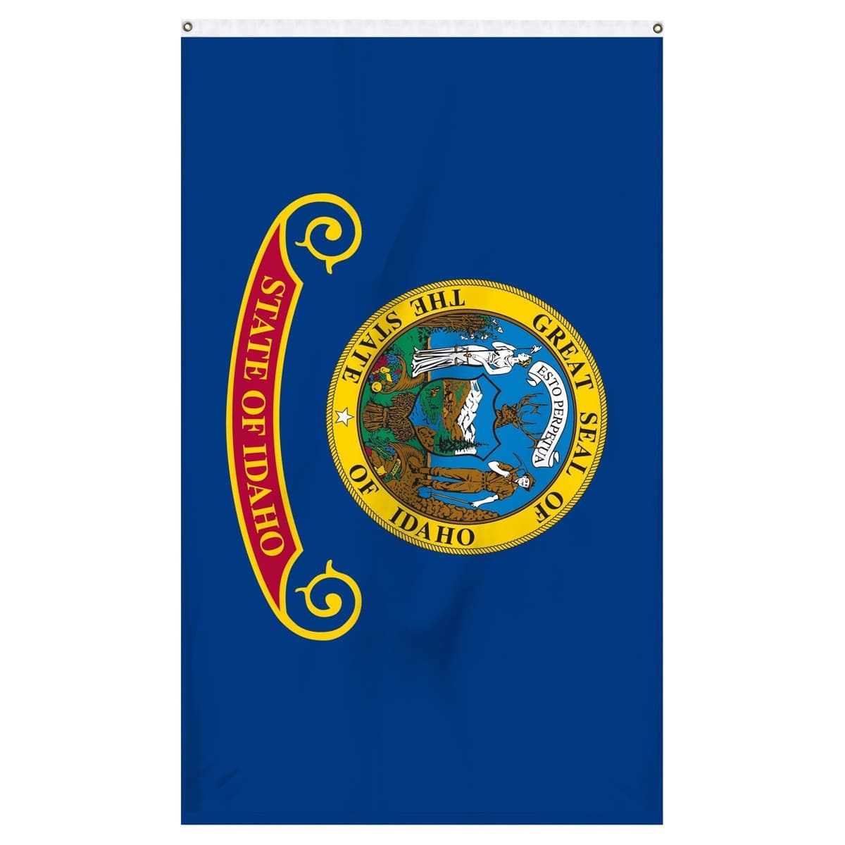Idaho State Flag 3x5 - Durable Nylon, Brass Grommets, Made in USA