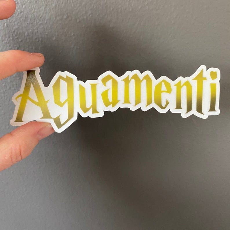 Aguamenti | Motivational Water Bottle Sticker