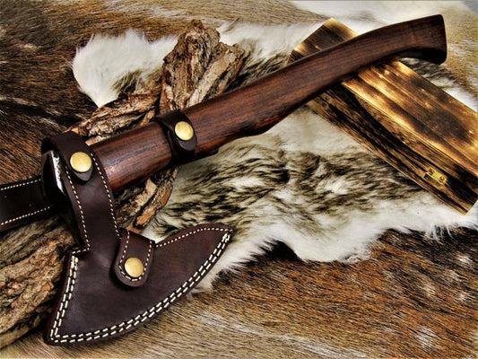 Custom Handmade Hand Forged Carbon Steel Tomahawk