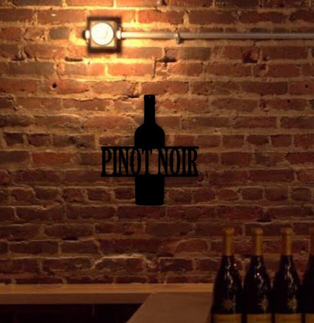 Wine Bottle Custom Monogram Metal Sign, Monogramed Metal Sign, Bar Decor, Home Decor, Kitchen Decor, Wine Bar, Wine Time, Home Bar