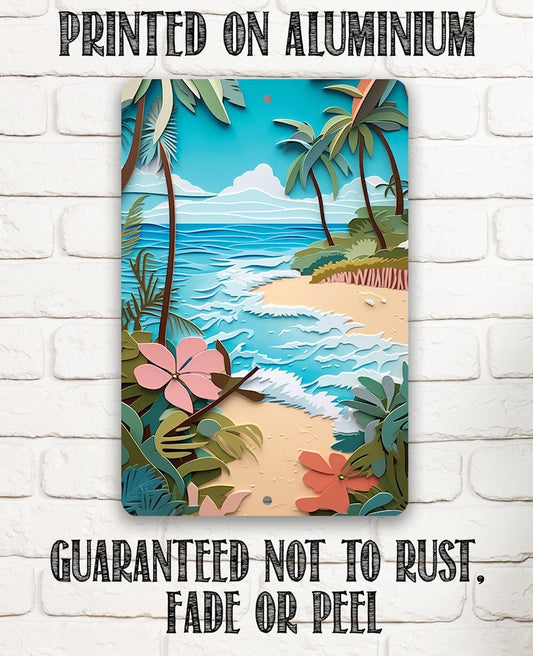 Beach Dreams - Metal Sign