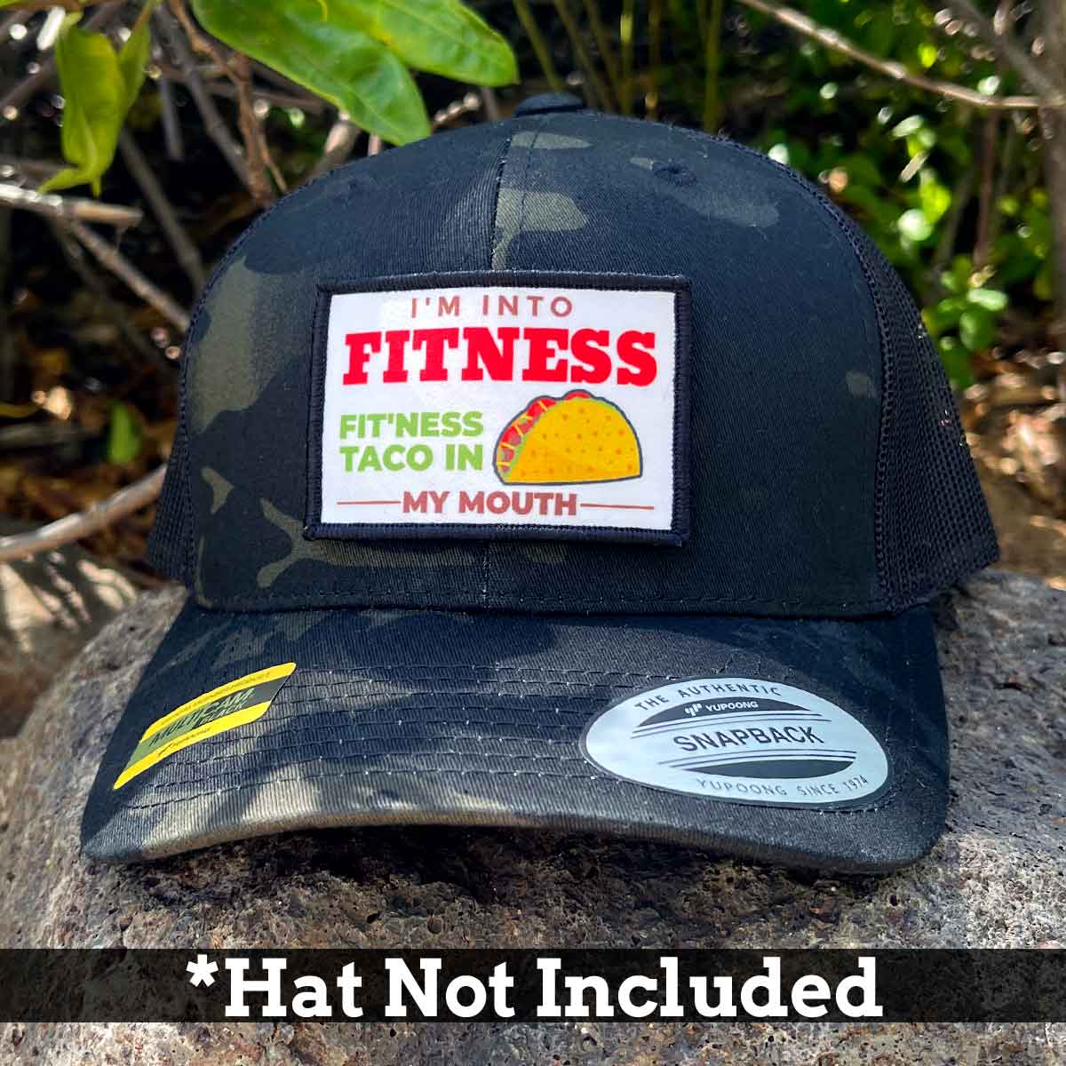 I'm Into Fitness - Fit'Ness Taco In My Mouth - Color - Removable Patch