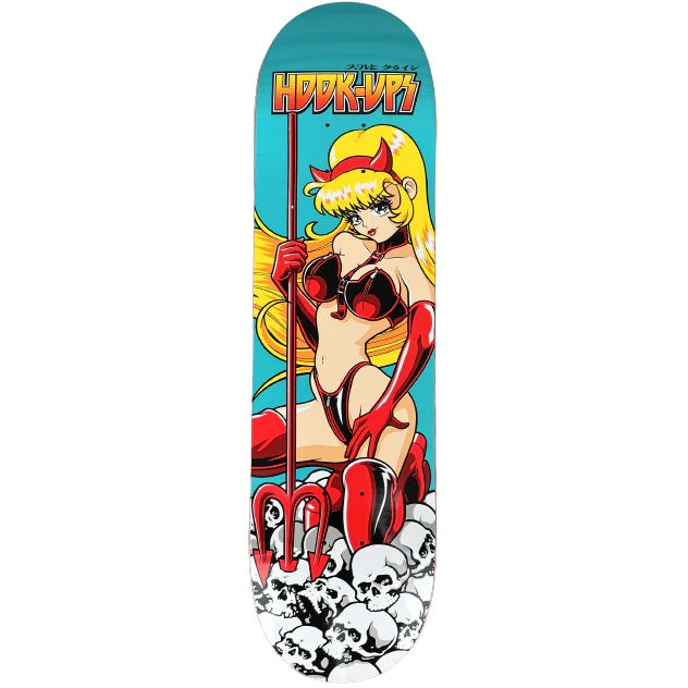 Hook-Ups Devil Maiden Skateboard Deck - 8.25″