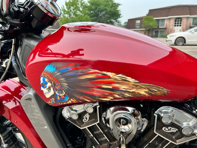 MesoChief 3-2023 - Indian Scout Tank Decal-Color