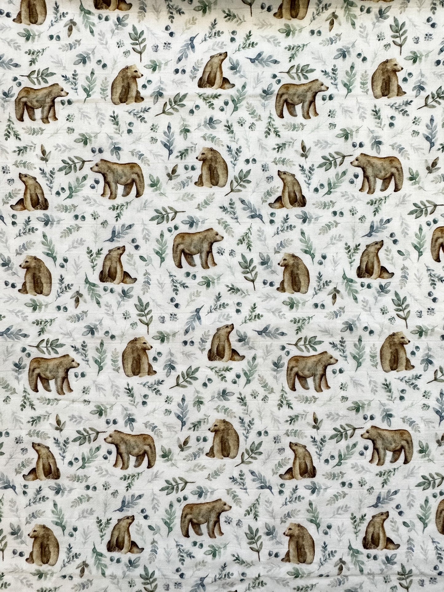 Muslin Swaddle, Bear