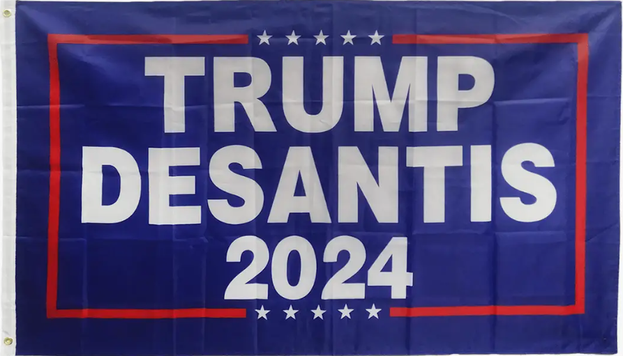 Trump DeSantis 2024 Flag