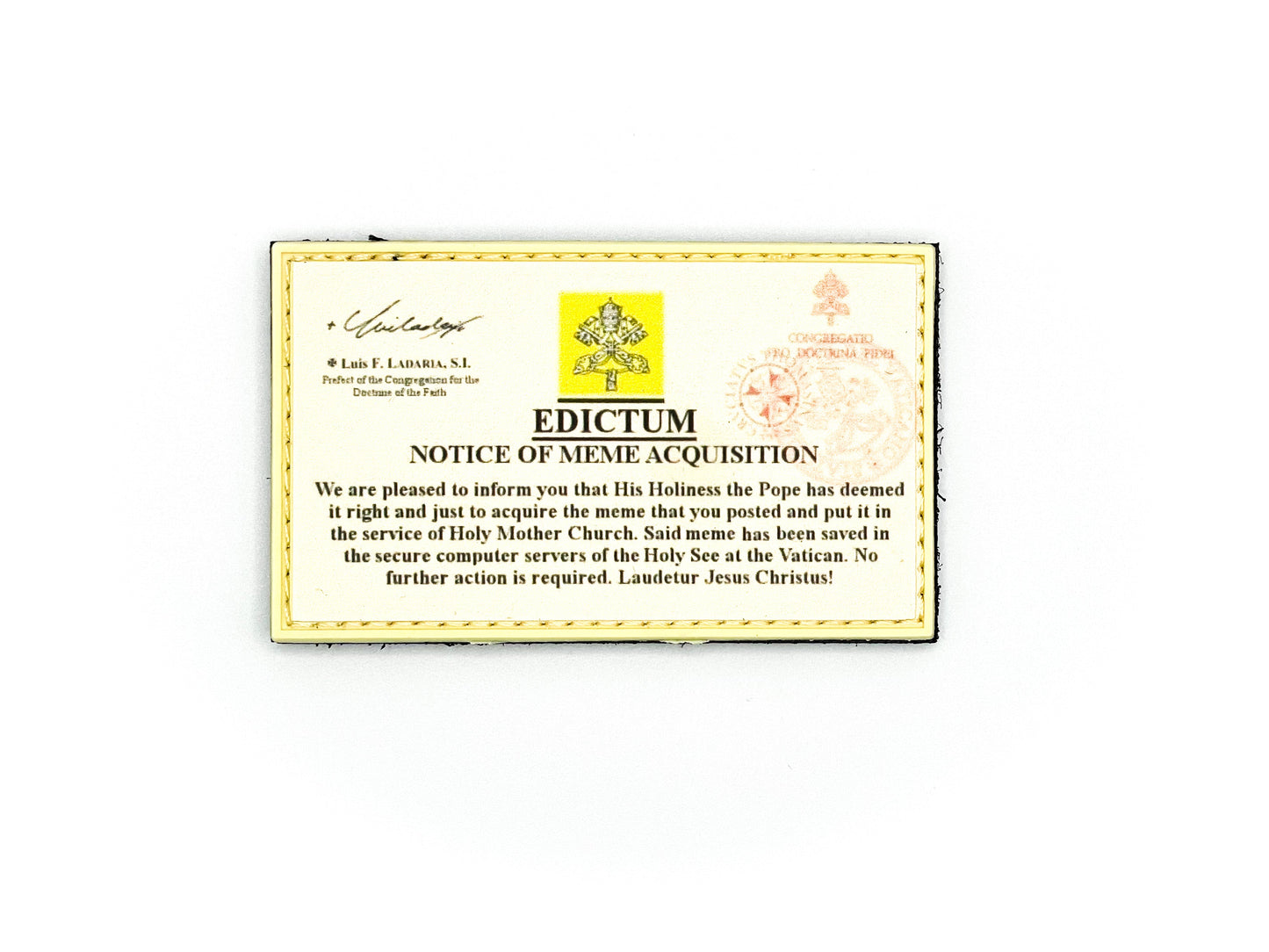 Notice of Meme Acquisition